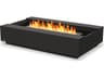 EcoSmart Fire Cosmo Rectangular Patio Fire Pit Table with Ethanol Stainless Steel
