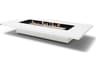 EcoSmart Fire Daiquiri Rectangular Outdoor Patio Fire Pit Table with Gas LP/NG Stainless Steel