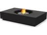 EcoSmart Fire Martini Rectangular Outdoor Fire Pit Table AB8 Ethanol Burner Black