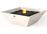 EcoSmart Fire Nova Square Fire Pit Bowl with Ethanol Burner Black