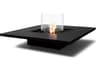 EcoSmart Fire Vertigo Square Outdoor Patio Fire Pit Table with Ethanol Burner Stainless Steel