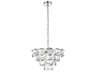Elegant Lighting Adaline 6-Light Chrome Tiered Chandelier