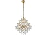 Elegant Lighting Adaline 11-Light Satin Gold Tiered Chandelier