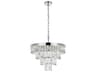 Elegant Lighting Josephine 10-Light Chrome Tiered Chandelier