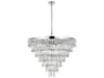 Elegant Lighting Josephine 25-Light Chrome Tiered Chandelier