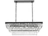 Elegant Lighting Josephine 12-Light Black Tiered Island Pendant