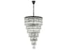 Elegant Lighting Josephine 41-Light Black Tiered Chandelier
