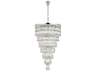 Elegant Lighting Josephine 41-Light Chrome Tiered Chandelier