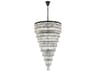 Elegant Lighting Josephine 61-Light Black Tiered Chandelier