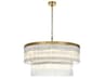 Elegant Lighting Harlow 14-Light Satin Gold Chandelier