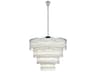 Elegant Lighting Harlow 28-Light Chrome Tiered Chandelier