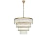 Elegant Lighting Harlow 28-Light Satin Gold Tiered Chandelier