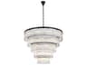 Elegant Lighting Harlow 40-Light Black Tiered Chandelier