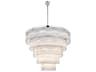 Elegant Lighting Harlow 40-Light Chrome Tiered Chandelier