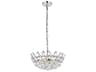 Elegant Lighting Emilia 3-Light Chrome Crystal Pendant