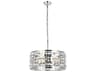 Elegant Lighting Kennedy 5-Light Chrome Crystal Drum Chandelier