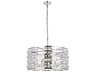 Elegant Lighting Kennedy 5-Light Chrome Crystal Drum Chandelier