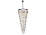 Elegant Lighting Sydney 35-Light Matte Black Tiered Chandelier