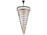 Elegant Lighting Sydney 58-Light Matte Black Tiered Chandelier