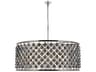 Elegant Lighting Madison 10-Light Polished Nickel Crystal Drum Chandelier