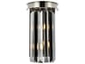 Elegant Lighting Sydney 2-Light Polished Nickel Crystal Wall Sconce