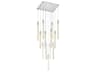 Elegant Lighting Weston 13-Light Chrome Crystal LED Cylinder Pendant