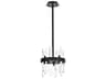Elegant Lighting Serena 6-Light Black Crystal Linear Mini Pendant