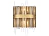 Elegant Lighting Serena 2-Light Satin Gold Crystal Wall Sconce