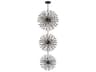 Elegant Lighting Vera 74-Light Black Sputnik Pendant