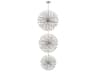 Elegant Lighting Vera 100-Light Chrome Sputnik Pendant