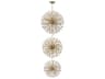 Elegant Lighting Vera 100-Light Satin Gold Sputnik Pendant