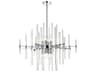Elegant Lighting Sienna 8-Light Chrome Crystal Glass Pendant