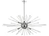 Elegant Lighting Sienna 10-Light Chrome Crystal Glass Sputnik Pendant