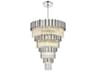Elegant Lighting Willow 27-Light Chrome Tiered Chandelier