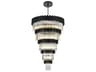 Elegant Lighting Willow 39-Light Black Tiered Chandelier