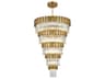 Elegant Lighting Willow 39-Light Satin Gold Tiered Chandelier