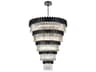 Elegant Lighting Willow 43-Light Black Tiered Chandelier