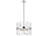 Elegant Lighting Serephina 8-Light Chrome Crystal Linear Pendant