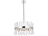 Elegant Lighting Serephina 10-Light Chrome Crystal Linear Pendant