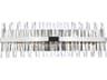 Elegant Lighting Serephina 10-Light Chrome Crystal Vanity Light