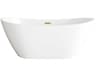 Elegant Lighting Ines 72" Bathtub