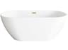 Elegant Lighting Fairview Glossy White Bathtub