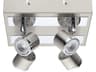 Eglo Pierino 4-Light Matte Nickel Chrome Track & Rail Light