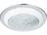 Eglo Acolla 1-Light Chrome Bowl Flush Mount