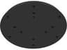 Eglo Canopy Black 9-Light Round Canopy