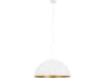 Eglo Rafaelino 1-Light White Dome Pendant