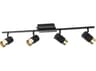 Eglo Tomares 4-Light Black Track & Rail Light