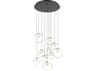 Eglo Portocolom 10-Light Black Shinny Brass Pendant