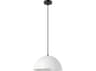 Eglo Rafaelino 1-Light Grey White Dome Pendant