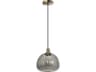Eglo Ballelo 1-Light Brushed Gold Gray Mini Pendant